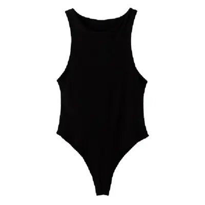 Women's One Shoulder Sleeveless One Piece Bottoming One Piece