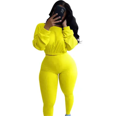 2021 White High Waist Sports Suit for Women