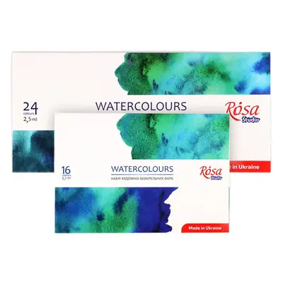 Ukraine White Night rosa rosa Watercolor Paint Full Block Solid 16 Color 24 Color Fine Art Watercolor Painting