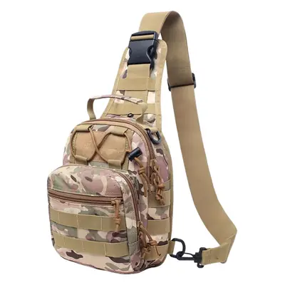 Multifunctional Camouflage Sports Chest Bag with Adjustable Strap