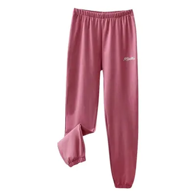Women's Warm Wide Leg Pants Brown Casual Sports Wear