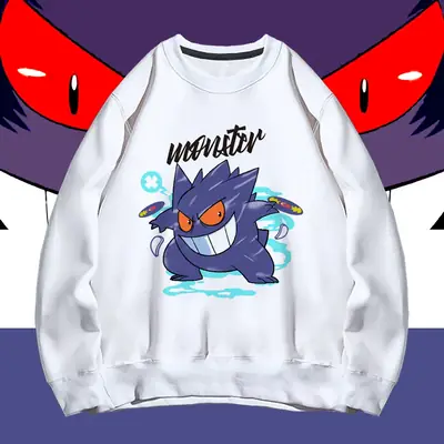Men's Pink Unwrutter Pokemon Crewneck Sweatshirt