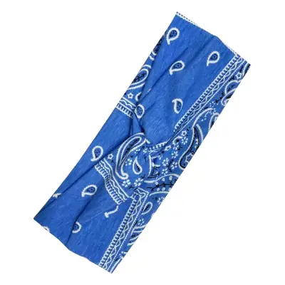 Women European American Printed Hair Band Cashew Cross Wide Side Wash Face
