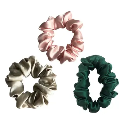 Silk Hair Scrunchie Mulberry Satin 2cm