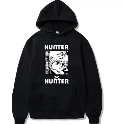 HUNTER x HUNTER Hooded Sweatshirt Yellow Manga Print