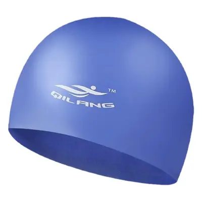 Qilang Silicone Swimming Cap Wholesale for Adults and Kidsren 50g Waterproof Men and Women Long Hair Swimming Cap Custom Made with Logo