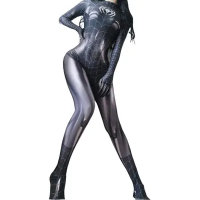 Cross-border source Halloween Spider ii Spider Man Cosplay one-piece tights