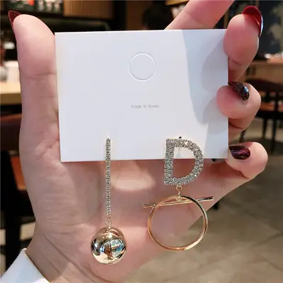 S925 Silver DO Ear Stud Earrings Set