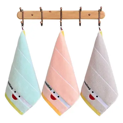 Cotton Baby Hand Towel Set with Smile Design