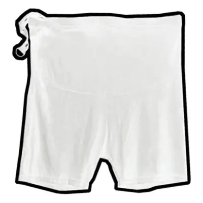 White Adjustable Maternity Shorts for Women