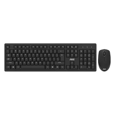 AOC KM210 Wireless Mouse Keyboard Set Black