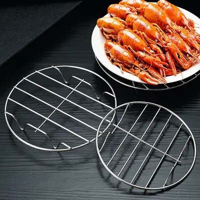Stainless Steel Four-Leg Steamer Rack 19.9cm