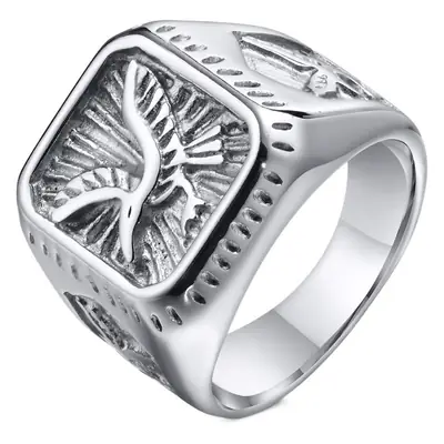 Stainless Steel Eagle Ring for Men