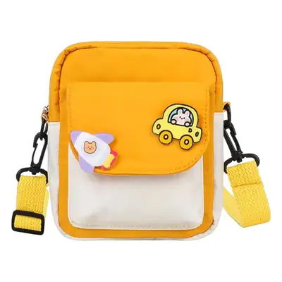 Cute Harajuku Crossbody Bag for Girls Blue White