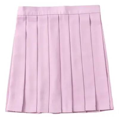Spot Japanese Pleated Skirt Macaron Solid Color