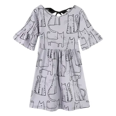 Yellow Printed Long Dress for Pregnant Women Summer Wear