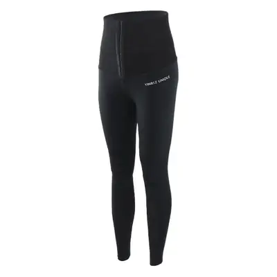 Women's Black High Waist Fitness Pants for Running & Yoga