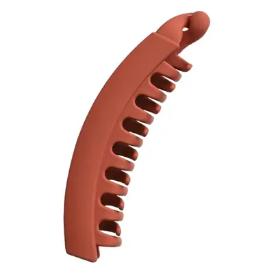 Frosted Toothed Hair Grabber Clip for Dark Ponytail