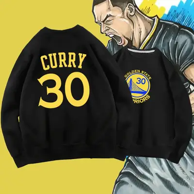 Curry30 Blue Sweatshirt Set for Men