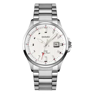 Men's Black Quartz Calendar Watch with Date Display