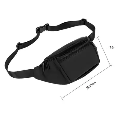Men's Waterproof Black Crossbody Bag