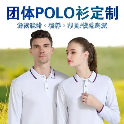 Red Long Sleeve Polo Shirt with Embroidered Details