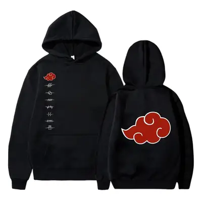 Naruto Crosshair Logo Black Hoodie for Men Women