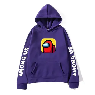 Men Among Us Printed Hoodie Yellow 2020