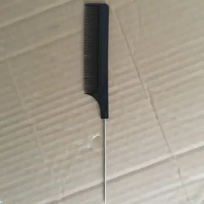Pointed Steel Needle Comb for Hair Styling