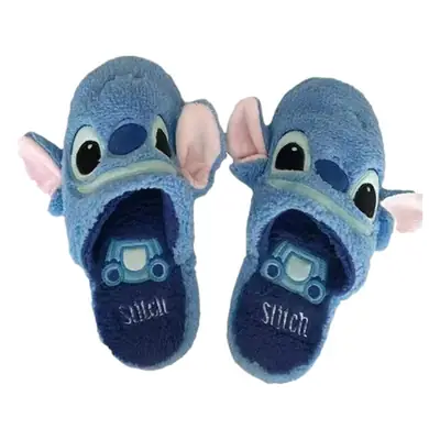 Autumn and Winter Cartoon Stitch Z-Zai Cotton Slippers Donald Y Duck Home Indoor Plush Warm Couple Slippers for Men and Women