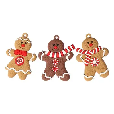 Gingerbread Man Christmas Tree Pendant 12cm High