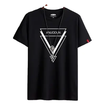 Men's Turquoise Mountain Adventure Graphic T-Shirt 220g Cotton