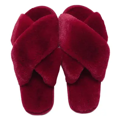 Cross-border foreign trade Amazon large size cross Mao Mao slippers women autumn and winter home floor mop open toe cotton slippers wholesale