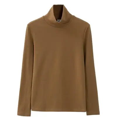 Women's Premium High-Neck Puffer Jacket Beige