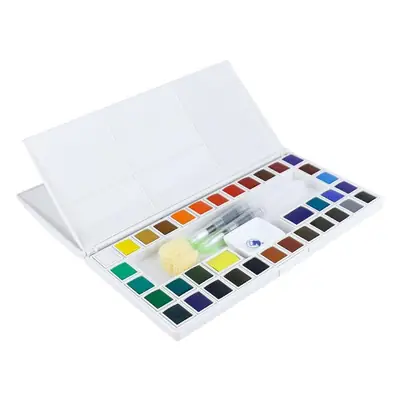 Marley 24-Color Solid Watercolor Set 48 Colors 36 Colors Beginner Students Hand-Painted Portable Solid Paint Pigment Block