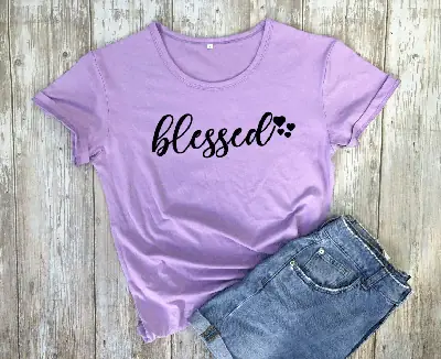Women's Purple Heart T-Shirt 100% Cotton Multi Color