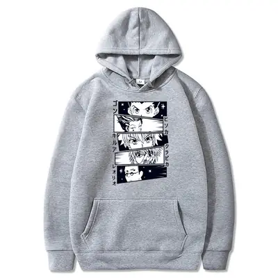Blue Full-Time Hooded Hoodie with Full Graphic Print