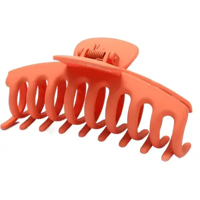 Cross-border Hair Clips Women Sweet Frosted Big Clip Solid Color