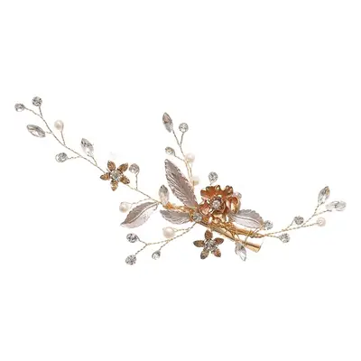 Tuan Ming New Leaf Rhinestone Hairpin for Girls