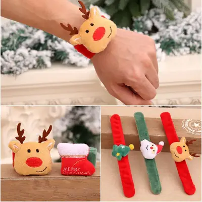 Christmas Knitted Hand Buckle Toy Set for Kids