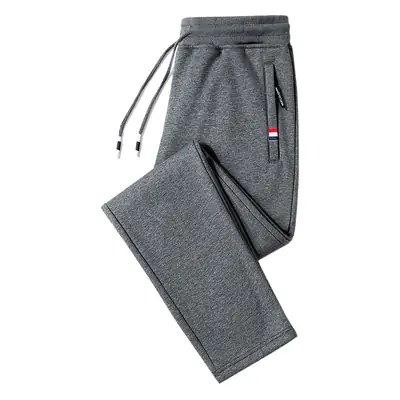 Men's Fleece Lined Grey Sweatpants Plus Large