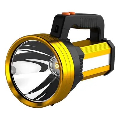 Portable Cross-border LED Flashlight P50 Gold Black