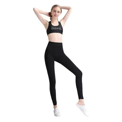 Black Seamless High-Waisted Leggings Slim Fit