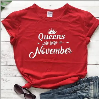 Red Queen's Born in November T-Shirt