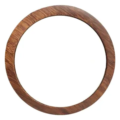 Elegant Wooden Round Makeup Mirror for Wedding & Creative Gifts