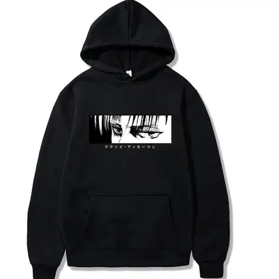 Men's Cross-Brand Titan Hoodie Black Graphic