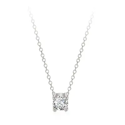 S925 Silver Zircon Clavicle Necklace for Women