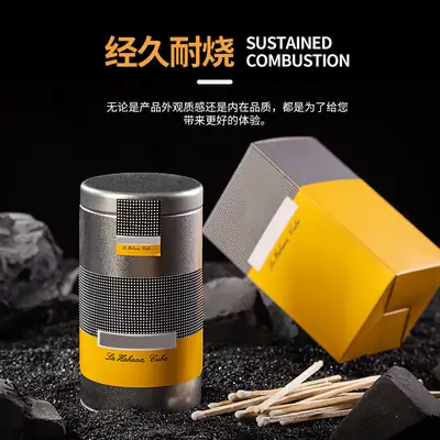 24 Hours Long Lasting Cigar Match Tin Pipe