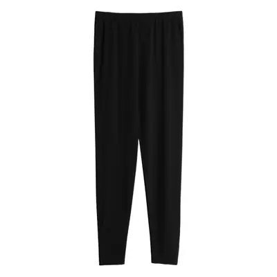 Women's Black Thin Body Cotton Pants Large Warm
