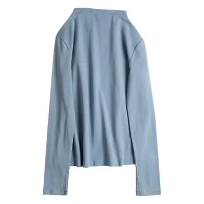 Women's Black Slim Fit Long Sleeve Shirt with White Crossbody Bag